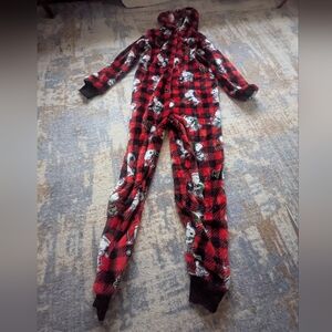 Snoopy Christmas Onesie Pj's